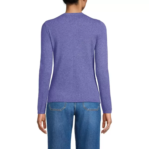 imageLands End Womens Cashmere Cardigan SweaterRich Periwinkle Heather