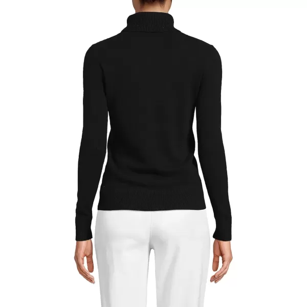 imageLands End Womens Cashmere Turtleneck SweaterBlack