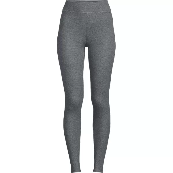 imageLands End Womens High Rise Serious Sweats FleeceLined Pocket LeggingsCharcoal Heather