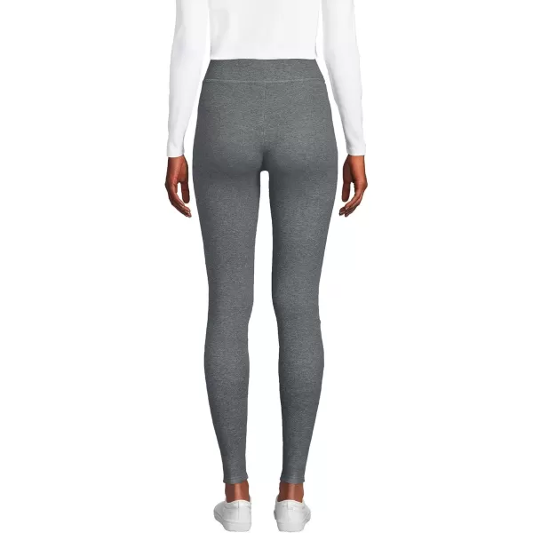 imageLands End Womens High Rise Serious Sweats FleeceLined Pocket LeggingsCharcoal Heather