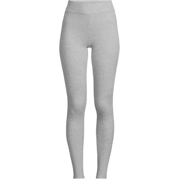 imageLands End Womens High Rise Serious Sweats FleeceLined Pocket LeggingsGray Heather