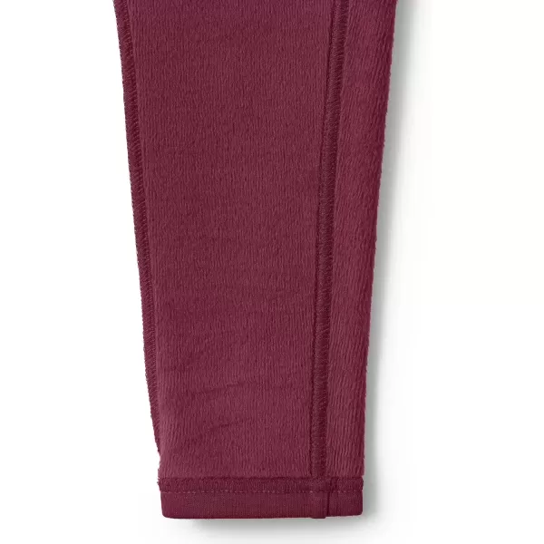 imageLands End Womens High Rise Serious Sweats FleeceLined Pocket LeggingsRich Burgundy