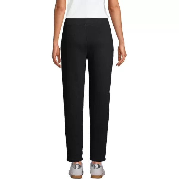 imageLands End Womens Serious Sweats Ankle Length SweatpantsBlack