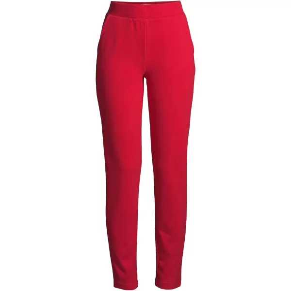 imageLands End Womens Serious Sweats Ankle Length SweatpantsRich Red