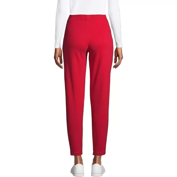 imageLands End Womens Serious Sweats Ankle Length SweatpantsRich Red