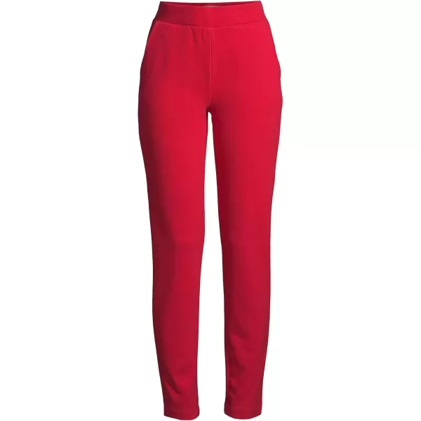 imageLands End Womens Serious Sweats Ankle Length SweatpantsRich Red