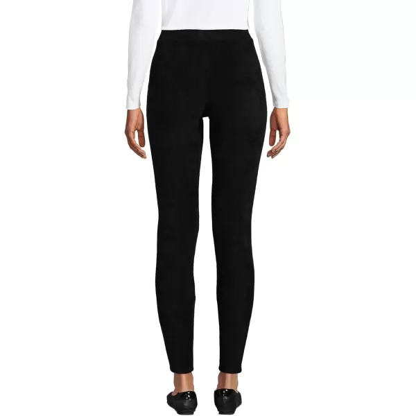 imageLands End Womens Sport Knit High Rise Corduroy LeggingsBlack