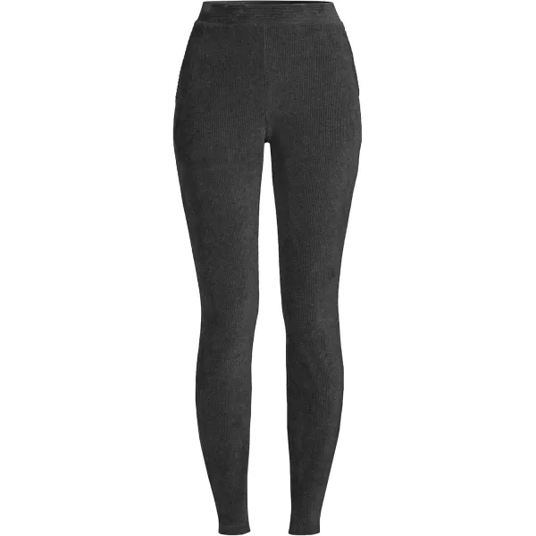 imageLands End Womens Sport Knit High Rise Corduroy LeggingsCharcoal Heather