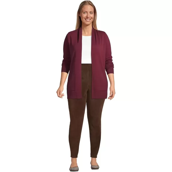 imageLands End Womens Sport Knit High Rise Corduroy LeggingsRich Coffee