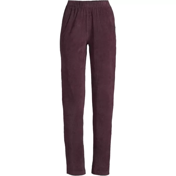 imageLands End Womens Sport Knit High Rise Corduroy PantsMidnight Plum