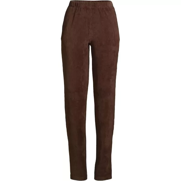 imageLands End Womens Sport Knit High Rise Corduroy PantsRich Coffee