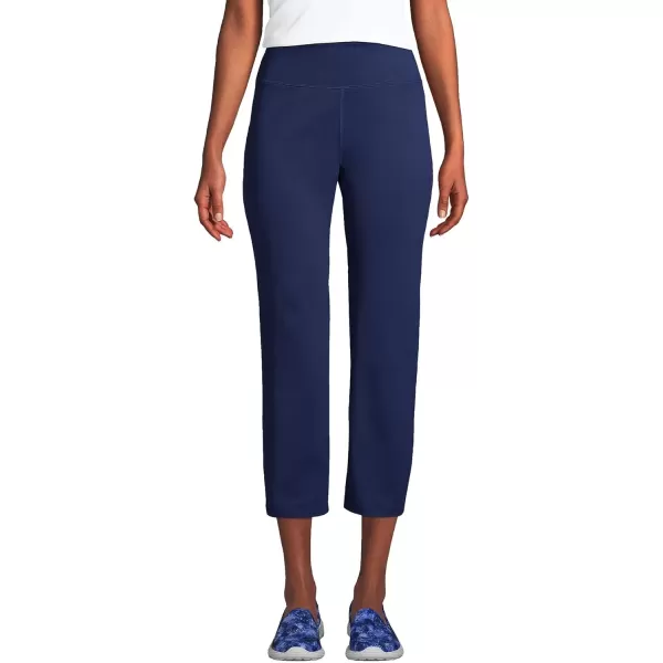 imageLands End Womens Tall Active Crop Yoga PantsDeep Sea Navy