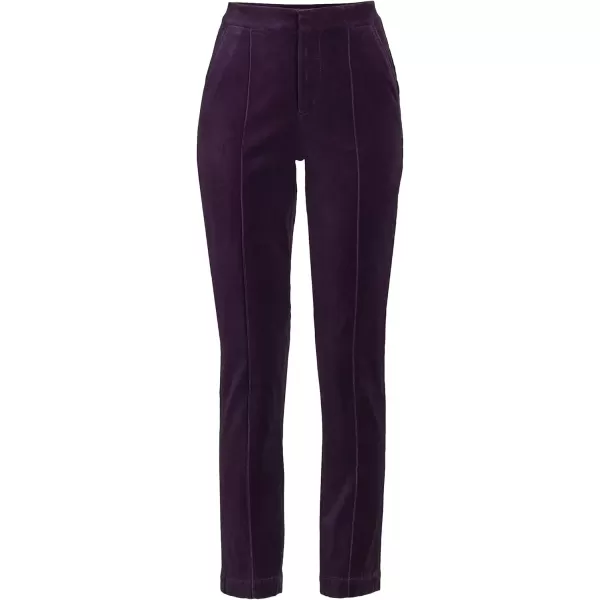 imageLands End Womens Velvet High Rise Pintuck Pencil Ankle PantsBlackberry