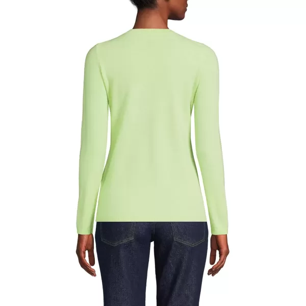 imageLands End Womens Cashmere SweaterFluorescent Green