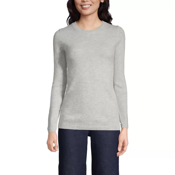 imageLands End Womens Cashmere SweaterGray Heather