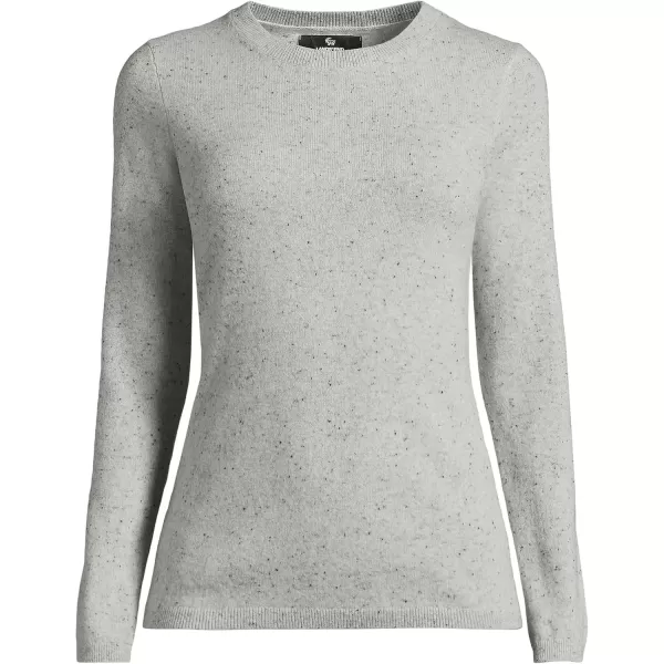 imageLands End Womens Cashmere SweaterGrayBlack Donegal