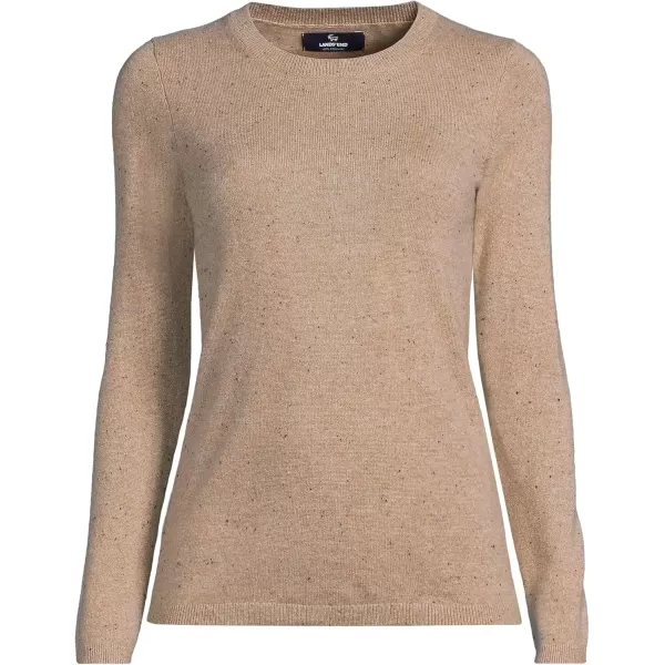 imageLands End Womens Cashmere SweaterVicuna Heather Donegal