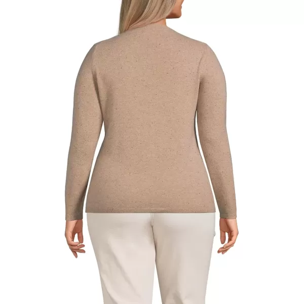 imageLands End Womens Cashmere SweaterVicuna Heather Donegal