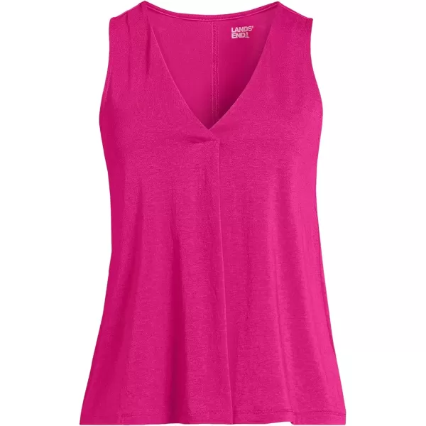 imageLands End Womens Lightweight Jersey Tank TopCerise Pink