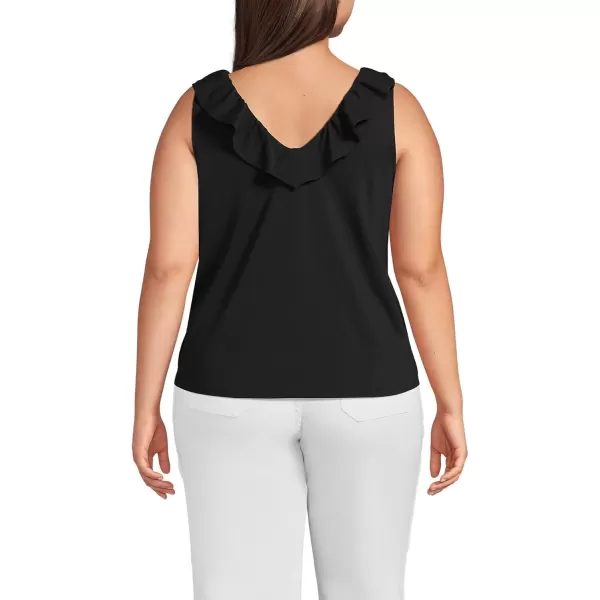 imageLands End Womens Plus Size Lightweight Jersey Tank TopBlack