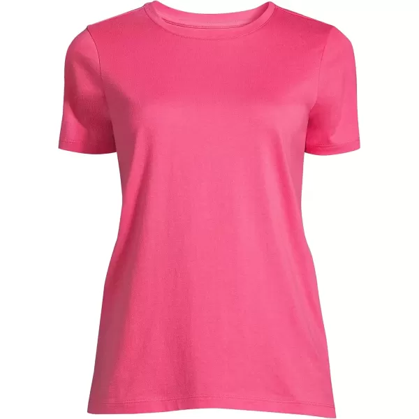 imageLands End Womens Relaxed Supima Cotton Crew Neck TShirtHot Pink