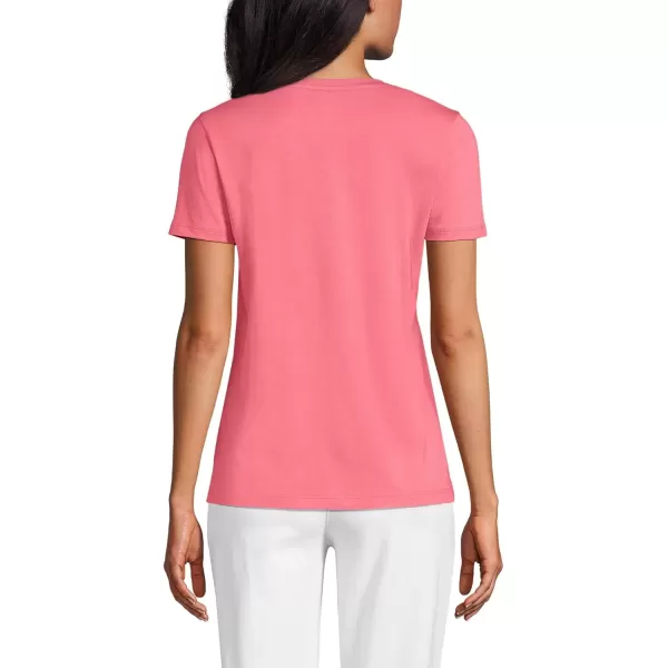 imageLands End Womens Relaxed Supima Cotton Crew Neck TShirtPink