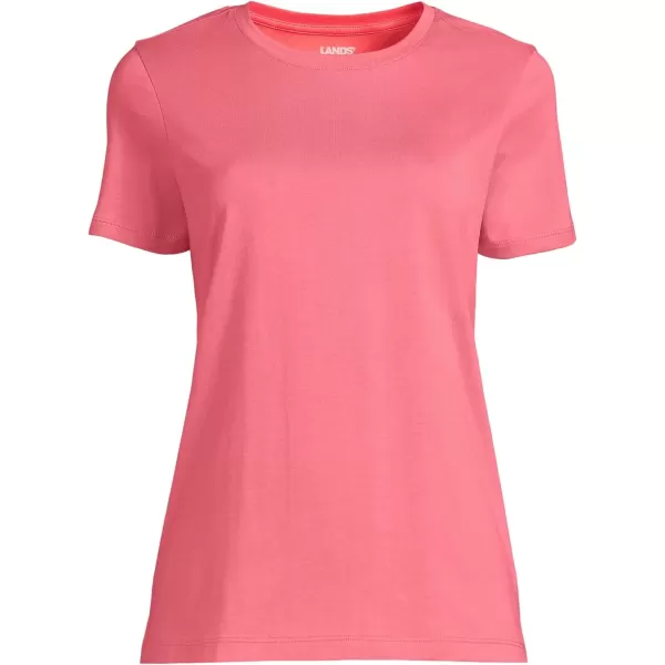 imageLands End Womens Relaxed Supima Cotton Crew Neck TShirtPink