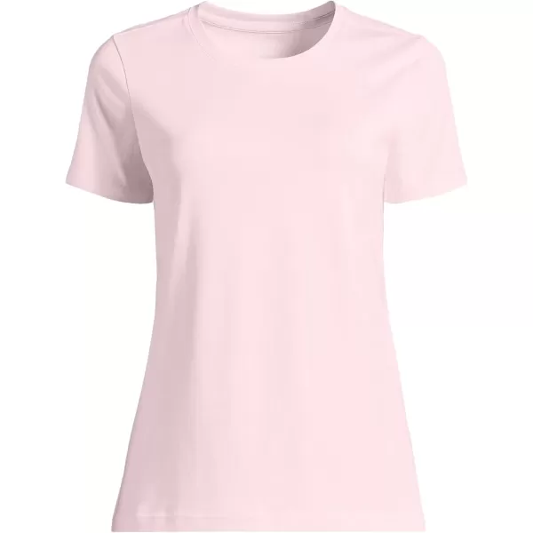 imageLands End Womens Relaxed Supima Cotton Crew Neck TShirtPink Fog