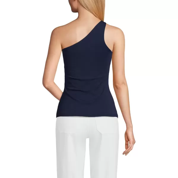 imageLands End Womens Slender One Shoulder TopDeep Sea Navy