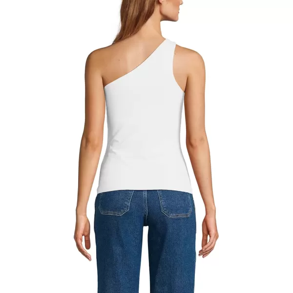 imageLands End Womens Slender One Shoulder TopWhite