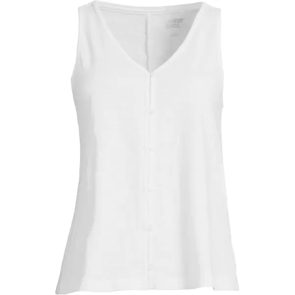 imageLands End Womens Slub Tank TopWhite