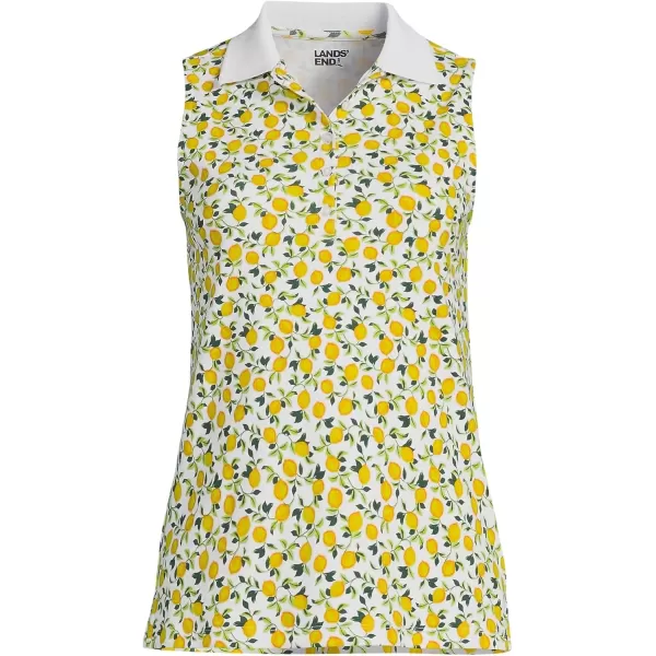 imageLands End Womens Supima Cotton PoloWhiteVibrant Lemons