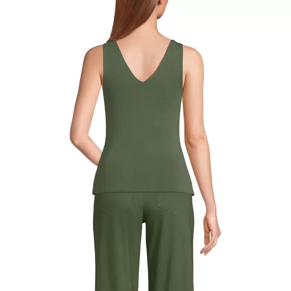 imageLands End Womens Slender Tank TopEstate Green