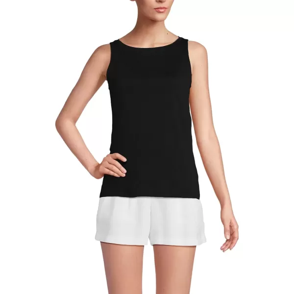 imageLands End Womens Supima Cotton Tank TopBlack