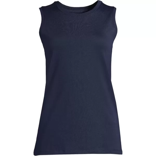 imageLands End Womens Supima Cotton Tank TopRadiant Navy