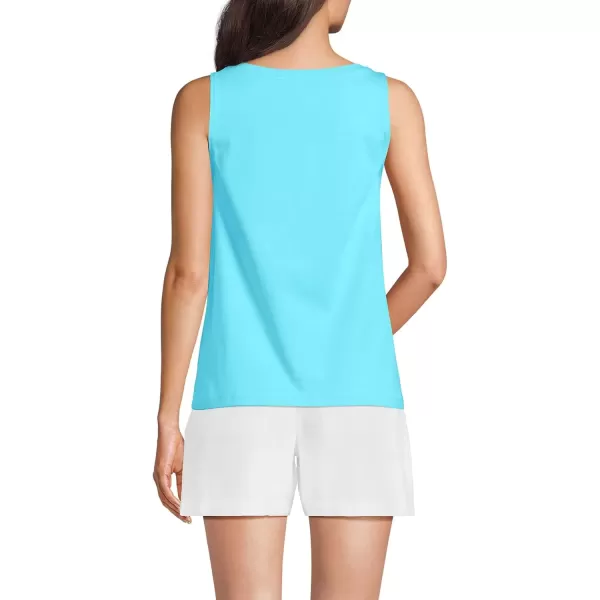 imageLands End Womens Supima Cotton Tank TopRiver Mist