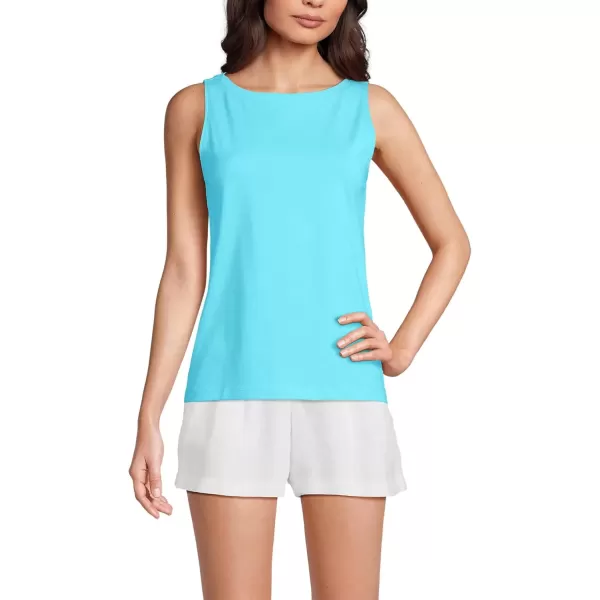 imageLands End Womens Supima Cotton Tank TopRiver Mist