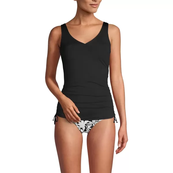 imageLands End Chlorine Resistant Underwire Tankini Swimsuit TopBlack