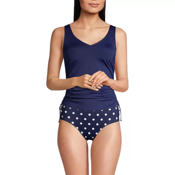 imageLands End Chlorine Resistant Underwire Tankini Swimsuit TopDeep Sea Navy