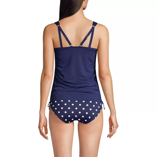 imageLands End Chlorine Resistant Underwire Tankini Swimsuit TopDeep Sea Navy