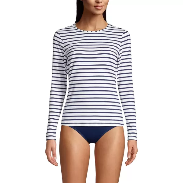 White/Deep Sea Stripe