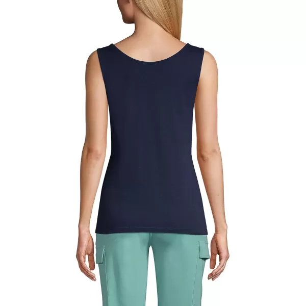 imageLands End Womens Cotton Tank TopRadiant Navy