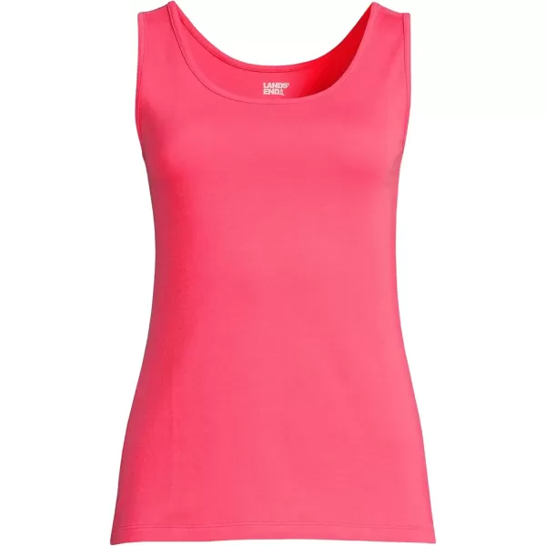 imageLands End Womens Cotton Tank TopRouge Pink