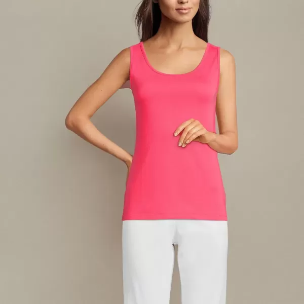 imageLands End Womens Cotton Tank TopRouge Pink