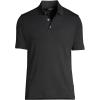 imageLands End Mens Short Sleeve Supima Cotton Polo Shirt with PocketBlack