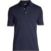 imageLands End Mens Short Sleeve Supima Cotton Polo Shirt with PocketRadiant Navy