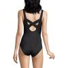 imageLands End Womens SlenderSuit Carmela Tummy Control Scoop Neck One Piece SwimsuitBlack