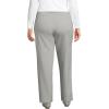 imageLands End Womens Starfish Mid Rise Straight Leg PantsGray Heather