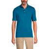 imageLands End Mens Short Sleeve Supima Cotton Polo Shirt with PocketBaltic Teal