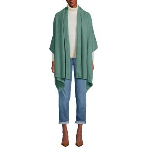 imageLands End Womens CashTouch Shawl WrapWashed Evergreen